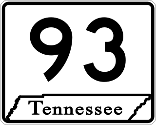 <span class="mw-page-title-main">Tennessee State Route 93</span> State highway in Tennessee, United States