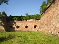 Terezin CZ fortification artillery casemates 032.jpg