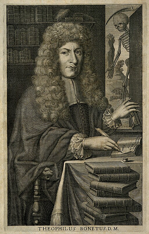 Théophile Bonet. Line engraving, 1700. Wellcome V0000643