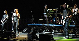 The Cardigans performing in Belo Horizonte, Brazil in 2006