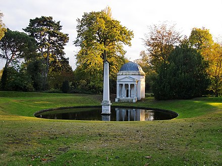 Ionic Temple at Chiswick House in west London