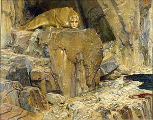 The Sphinx (1907), painting by Georg von Rosen (1843-1923).jpg