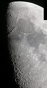 Détails de la surface lunaire