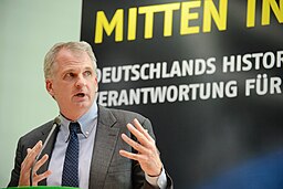 On June 20, 2017, a discussion on Germany's historical responsibility toward Ukraine was held in the German Parliament. Timothy Snyder (35313950321).jpg