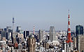 18. január 2011, Tokyo Sky Tree a Tokyo Tower