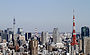 Tokyo Tower and Tokyo Sky Tree 2011 January.jpg
