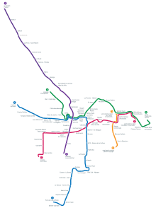 Straßenbahnlinien in Grenoble