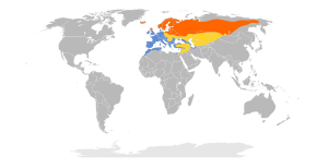 Turdus iliacus map.svg