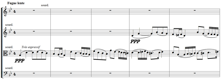 Noten für Streichquartett