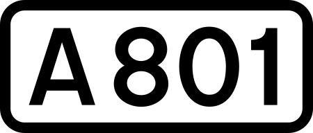 UK road A801