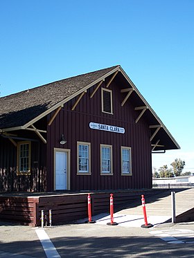 A Santa Clara Station (Kalifornia) cikk illusztráló képe