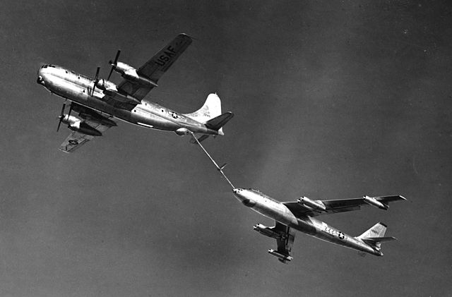 KC-97 refueling a B-47