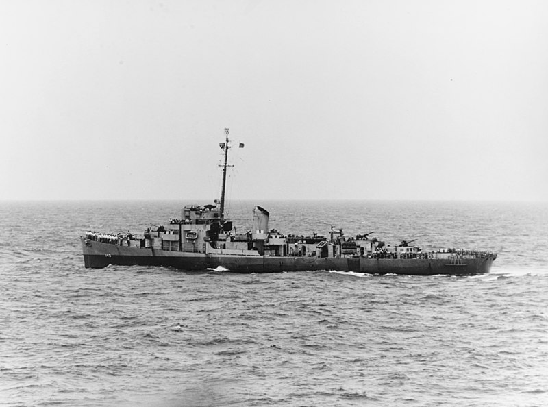 File:USS Chatelain (DE-149) underway in the Atlantic Ocean on 4 June 1944 (80-G-324344).jpg