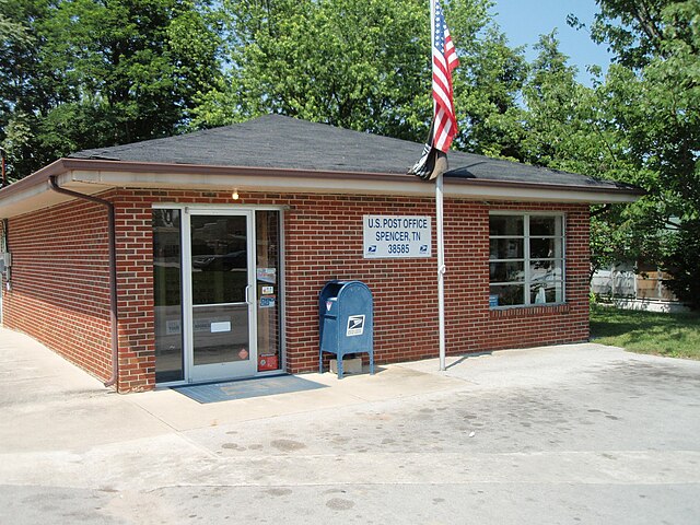 US Post Office - Spencer, Tennessee
