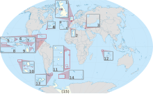 Location of برطانوی سمندر پار علاقےBritish Overseas Territories