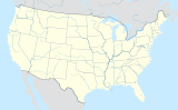 מיקום SFO במפת ארצות הברית