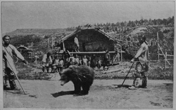 A bear festival by the Nivkh around 1903 V.M. Doroshevich-Sakhalin. Part II. Nivkh Amusement.png