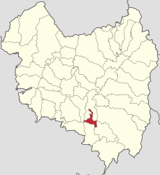 Location in Covasna County