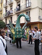 Vibria in a parade in Reus (Catalonia)