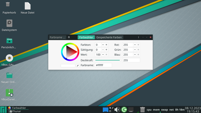 File:VirtualBox Manjaro Linux with XFCE Desktop 23.0.4 231015 08 12 2023 19 35 38.png