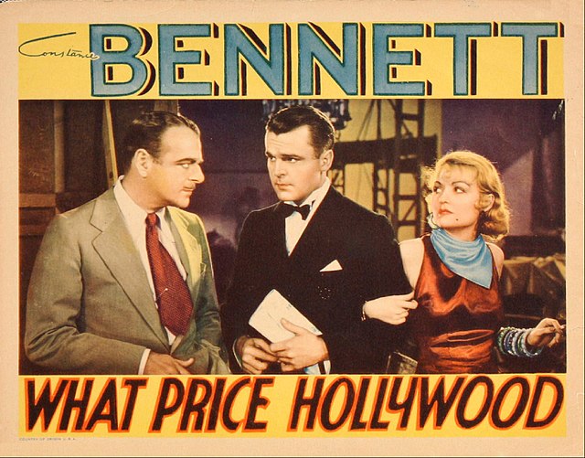 Sherman (left), Neil Hamilton and Constance Bennett in What Price Hollywood? (1932)