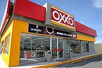 OXXO store in Cancun, Quintana Roo XC2V1522 FACHADA OXXO CERCA andatti.jpg