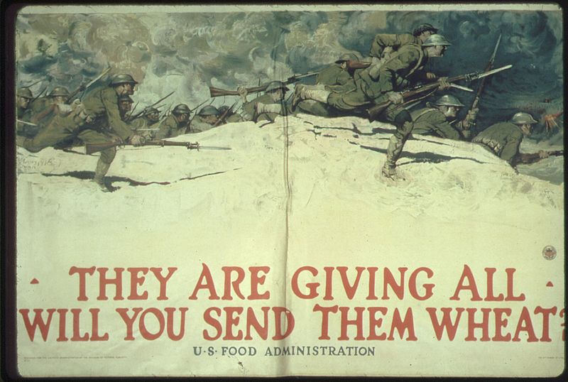 File:"They Are Giving All. Will You Send Them Wheat^ U.S. Food Administration.", ca. 1917 - ca. 1919 - NARA - 512442.jpg