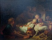 „Farmářské děti“, Jean-Honoré Fragonard, Hermitage. JPG