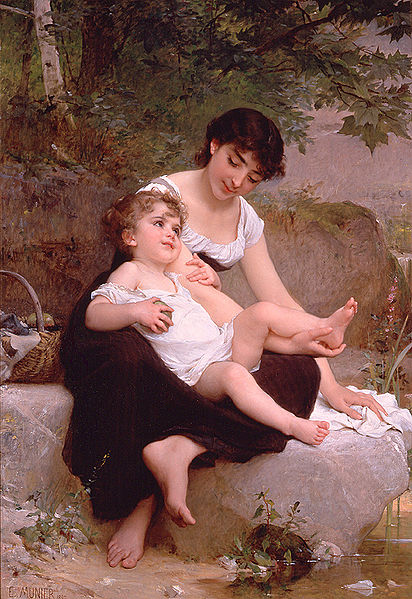 File:Émile Munier, 1892 - Mother and child.jpg