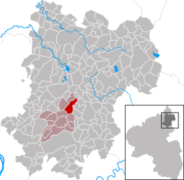 Kaart van Ötzingen