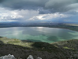 View of Ozeros lake