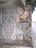 Фрагмент мозаїки, українські народні мотиви. Розпис на трасі «Сімферополь-Ялта», Крим