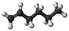 1-Hexen-Molekül