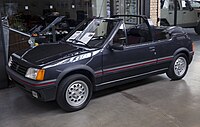 1990 Peugeot 205 CTi 1.9 katalysator, front left.jpg