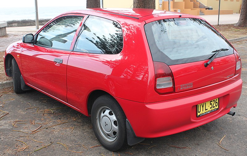 File:1997 Mitsubishi Mirage (CE) 3-door hatchback (25292754973) (cropped).jpg