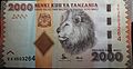 2,000 Tanzanian shillings banknote, 2011 serie, obverse.jpg