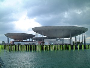 L'Arteplage de Neuchâtel.