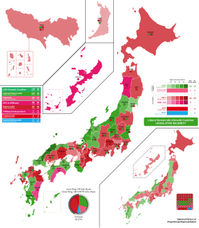 2004 Japanese House of Councillors election.svg