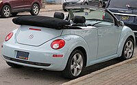 2006 Volkswagen New Beetle cabriolet (US; post-facelift)