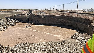 <span class="mw-page-title-main">Niland Geyser</span> Moving mud pot near Niland, California