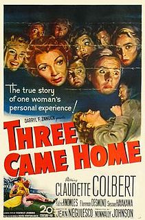 <i>Three Came Home</i> 1950 film by Jean Negulesco