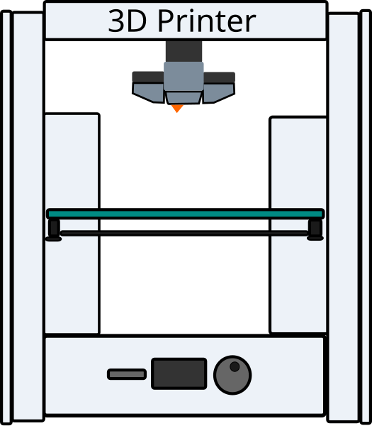 Download File:3D printer.svg - Wikimedia Commons