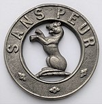 5th (Sutherland and Caithness) Battalion Seaforth Highlanders cap badge. 1921-1946.jpg