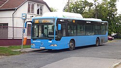 98E busz a rákoshegyi végállomásán