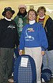 Community service - AKA members (Epsilon Iota Omega Chapter) and the Delaware Department of Office of Highway Safety distributing booster seats to low income children in Dover, Delaware - Modified