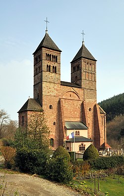 Kostel v Murbachu, Alsasko