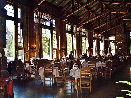 The Grand Dining Room of the Ahwahnee Hotel