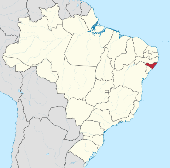 Штат в бразилии 5. Параиба штат Бразилия. Штат Алагоас Бразилия. Риу-Гранди-Ду-Сул Бразилия. Форталеза Бразилия на карте.