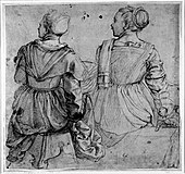 Study of Two Seated Girls