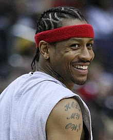 Allen Iverson - the talented, nice,  basketball player  with American roots in 2022